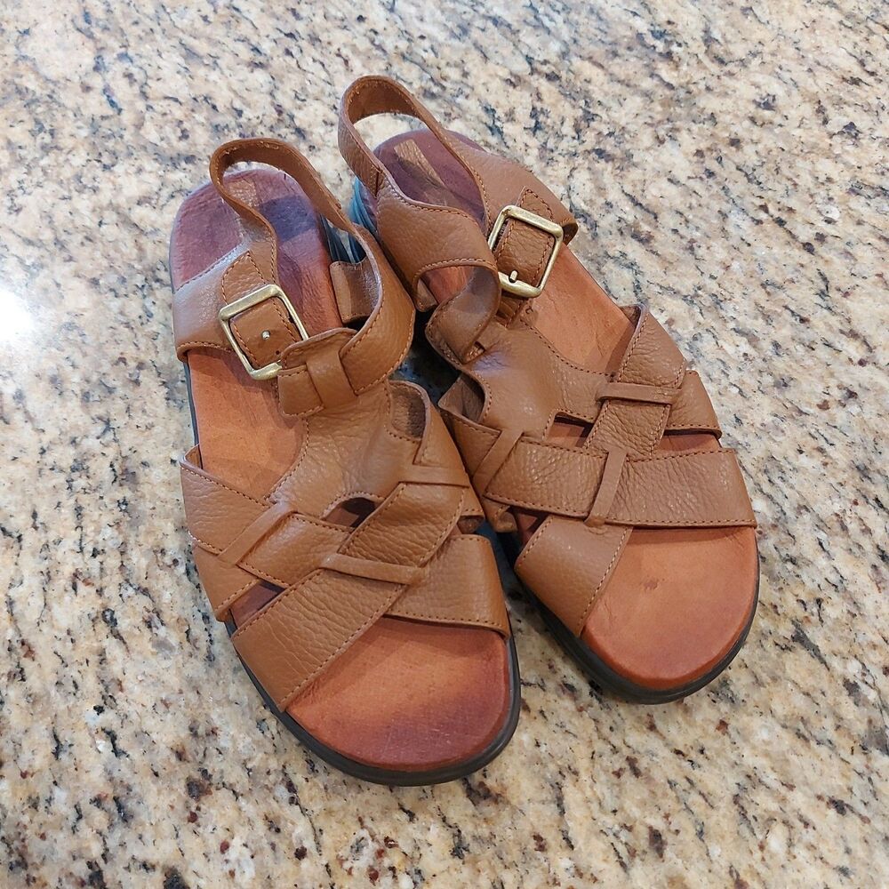 Easy Spirit Women's NICKI Brown Sandals Size 7.5 N